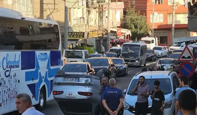 Mardin’de Takla Atan Otomobilin Sürücüsü Yaralandı
