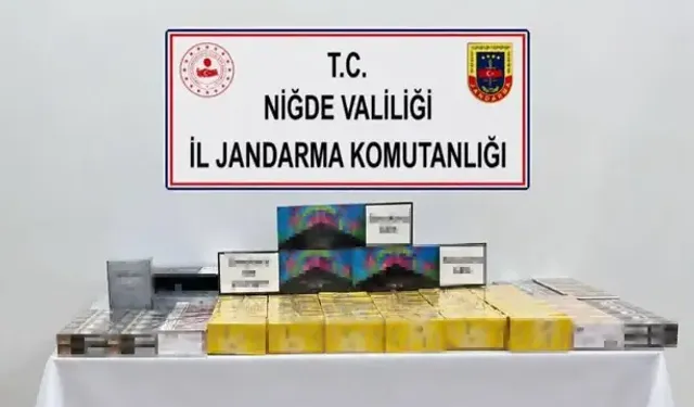 Niğde'de Kaçak Sigara Operasyonu