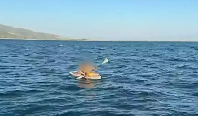 Kürek Sörfü Yaparken Denizde Sürüklenen 2 Kişi Kurtarıldı