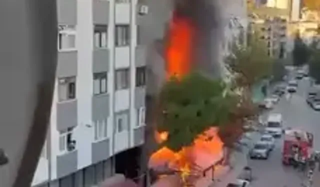 Kartal’da Market Alev Alev Yandı
