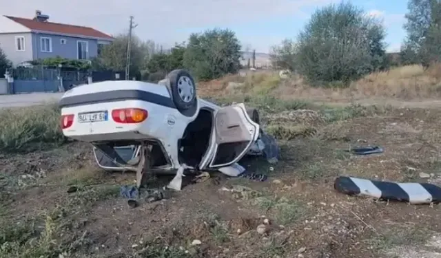 Çorum'da Kaza : 1 Yaralı