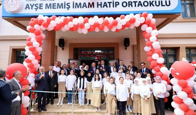 Tokat’ta Hayırsever İş İnsanından Eğitime Destek: Ayşe Memiş İmam Hatip Ortaokulu Açıldı