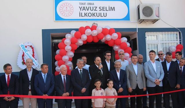 Yenilenen Yavuz Selim İlkokulu Düzenlenen Törenle Ders Başı Yaptı