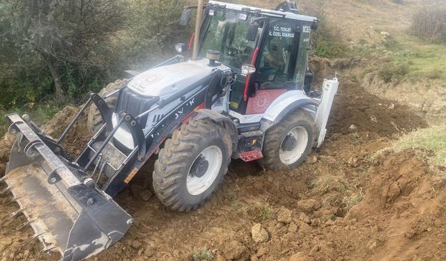 Tokat İl Özel İdaresi’nden Köylerde Altyapı Ve Ulaşım Seferberliği