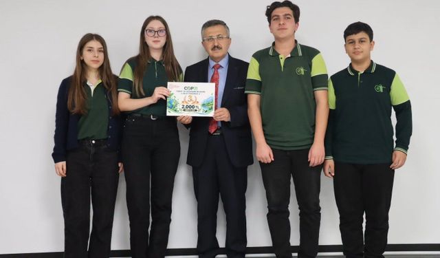 Tabiat Ve Çevre Yarışmasında Erbaa Fatih Anadolu Lisesi İl 3.’Sü Oldu!