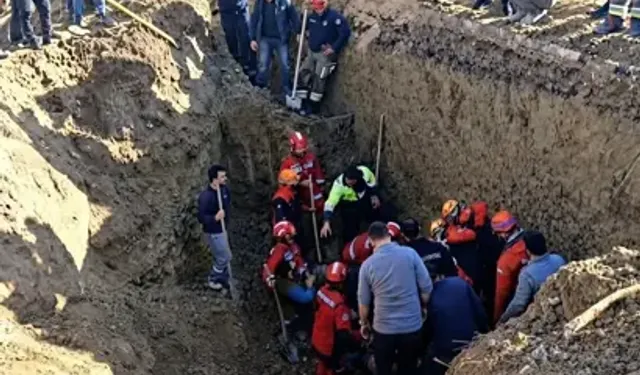 Ankara'da Göçükte Muhtar Öldü
