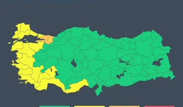 İçişleri Bakanlığı'ndan 'Sağanak' Ve 'Fırtına' Uyarısı