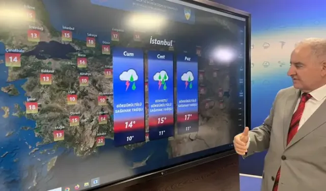 Meteoroloji’den Hafta Sonu İçin Kuvvetli Yağış Ve Fırtına Uyarısı