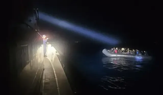 Didim Açıklarında 40 Kaçak Göçmen Yakalandı