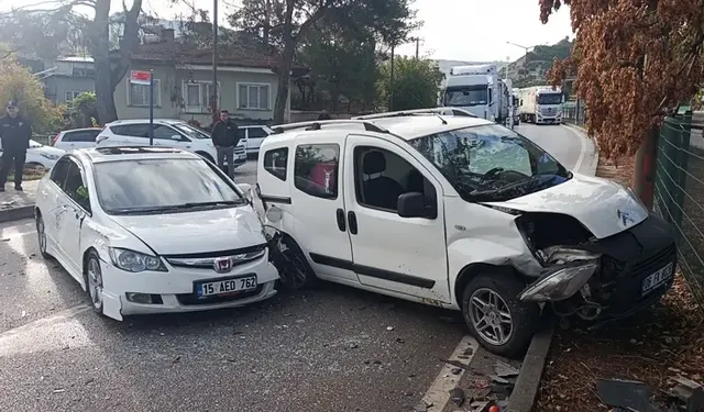 Burdur'da Zincirleme Kaza