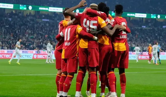 Galatasaray Konyaspor'u Farklı Geçti, Zirvedeki Yerini Korudu