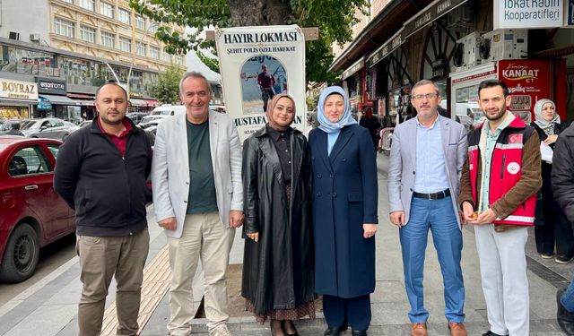 Tokat’ta Vefa Buluşması: Şehit Özel Harekat Polisi Mustafa Çalışgan Anısına Lokma Dağıtıldı