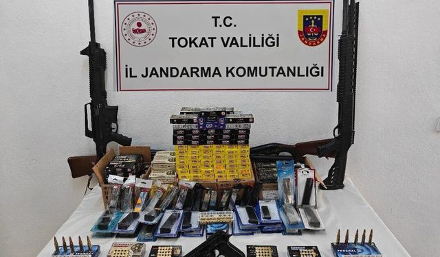Tokat'ta Silah Kaçakçılarına Operasyon