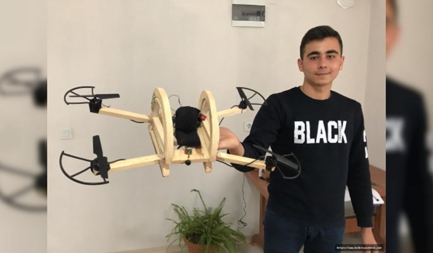 Liseli Osman, tasarladığı 'insanlı dron' için destek arıyor