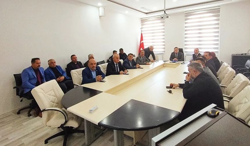 Kaymakam Demirayak Başkanlığında  Niksar’da Seçim Güvenliği Toplantısı Düzenlend