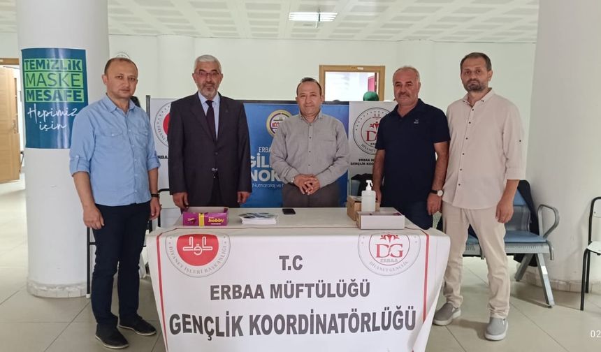Gazi Osmanpaşa Üniversitesi Erbaa Yerleşkesinde Tanıtım Standı Açıldı