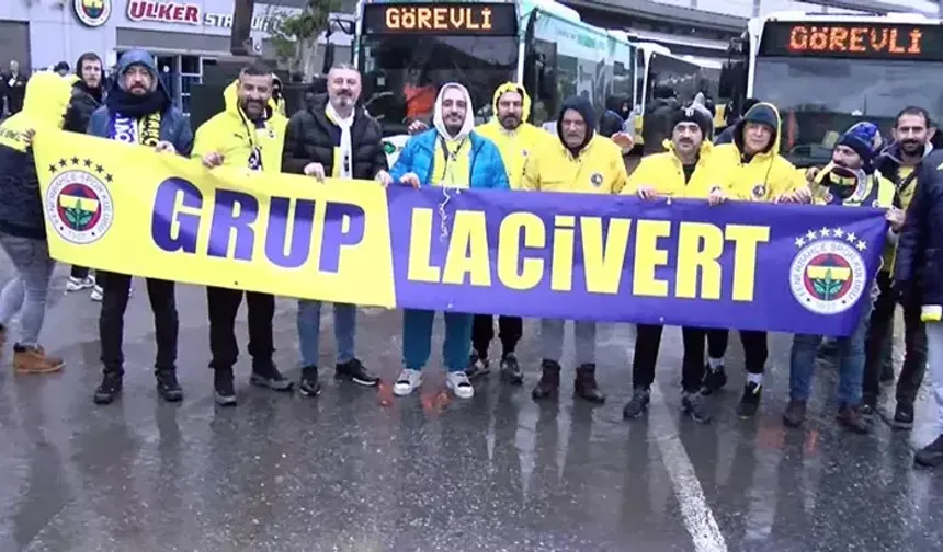 Fenerbahçe Taraftarları, 25 Otobüsle Derbiye Gidiyor