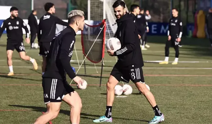 Beşiktaş’ta Rachid Ghezzal takımla birlikte çalıştı