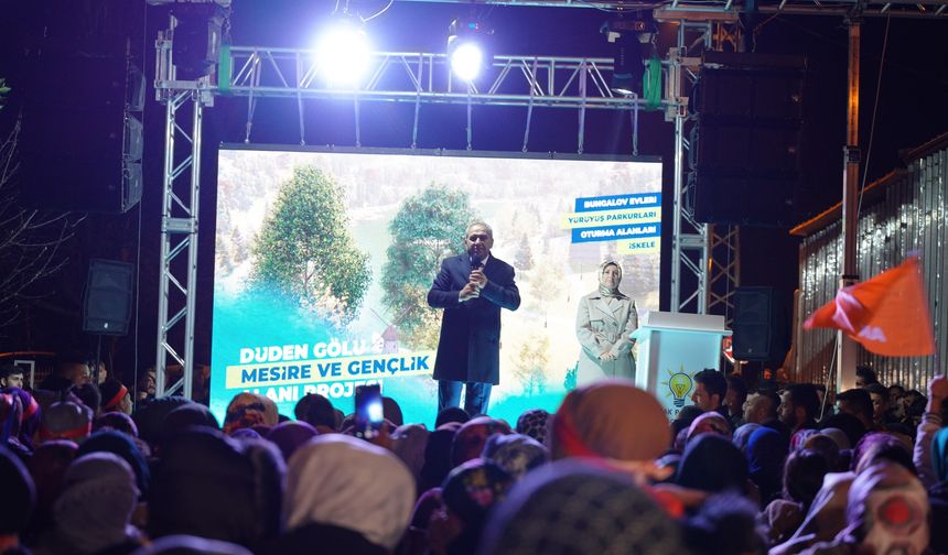 Ak Parti Başkan Adayı Çetin “Şehre Değer Katan Projeleri Hayata Geçireceğiz”
