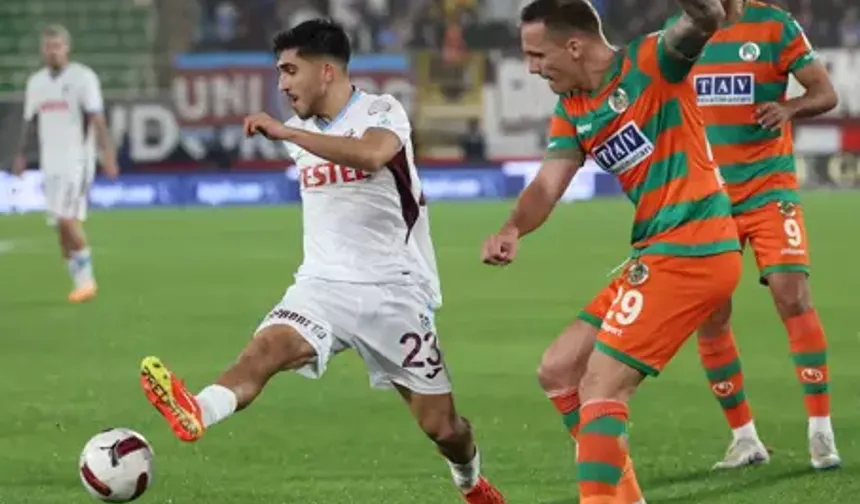 Trabzonspor ile Alanyaspor 17. Randevuda