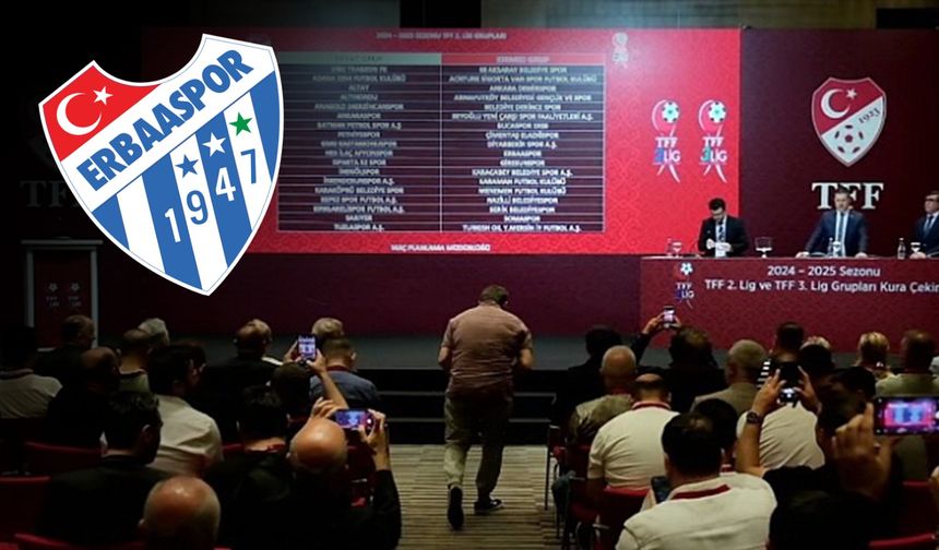 Yeni Sezonun İlk Adımı: Erbaaspor’un Rakipleri Bugün Belirleniyor