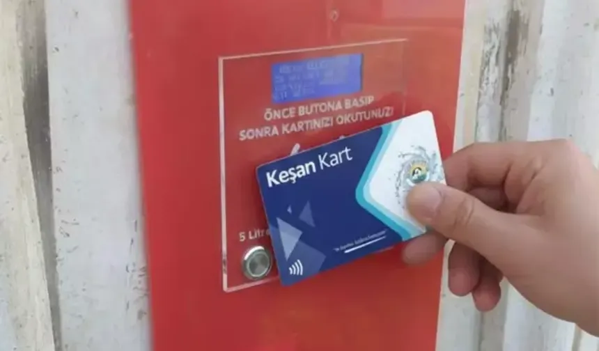 Hayır Çeşmelerinde Kartlı Sistem: Su, Burs Olacak