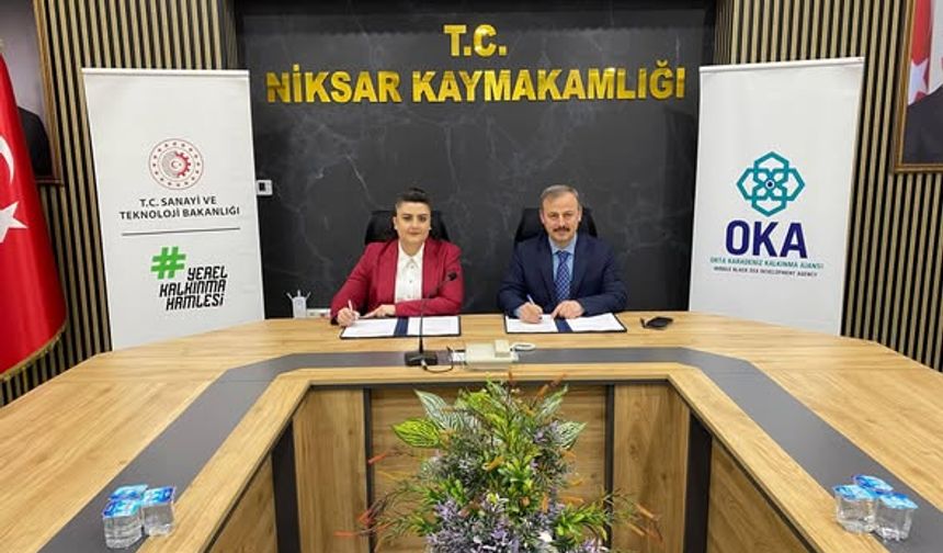 Niksar’da Tarıma Dayalı Sera OSB Fizibilite Projesi İçin Sözleşme İmzalandı