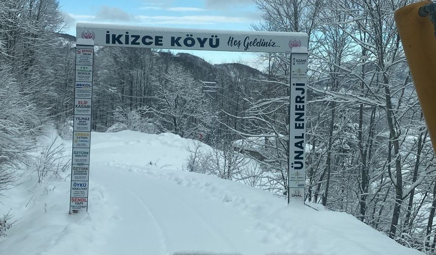 Erbaa’da Kar Yağışı 48 Köy Yolunu Kapatırken, Ekipler Seferber Oldu