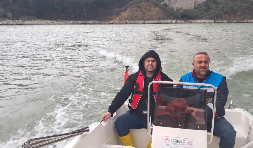 Erbaa Tepekışla Barajı’nda Hayalet Ağlar Temizlendi, Balıklar Kurtarıldı