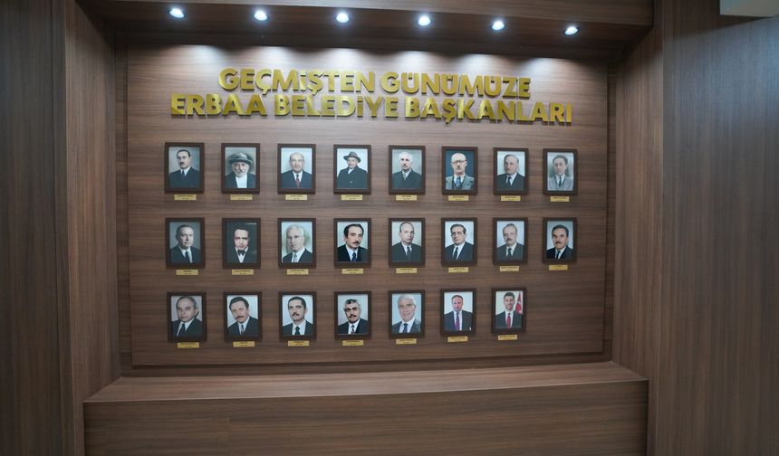 Erbaa’nın 110 Yıllık Yönetim Tarihi Bu Panoda Buluştu