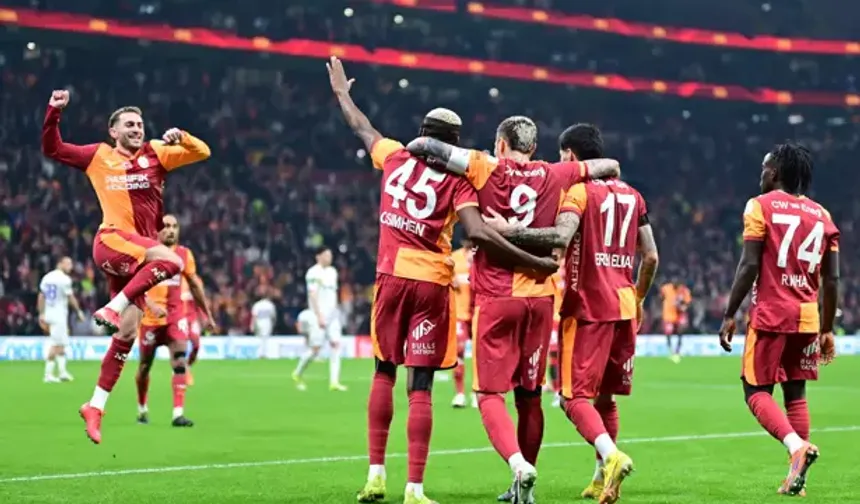 Galatasaray Sahasında Farklı Kazandı: 5-1