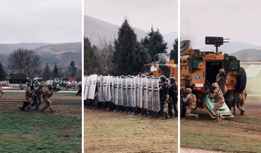 Tokat’ta "Boralar"dan Gövde Gösterisi: Nefes Kesen Tatbikat!