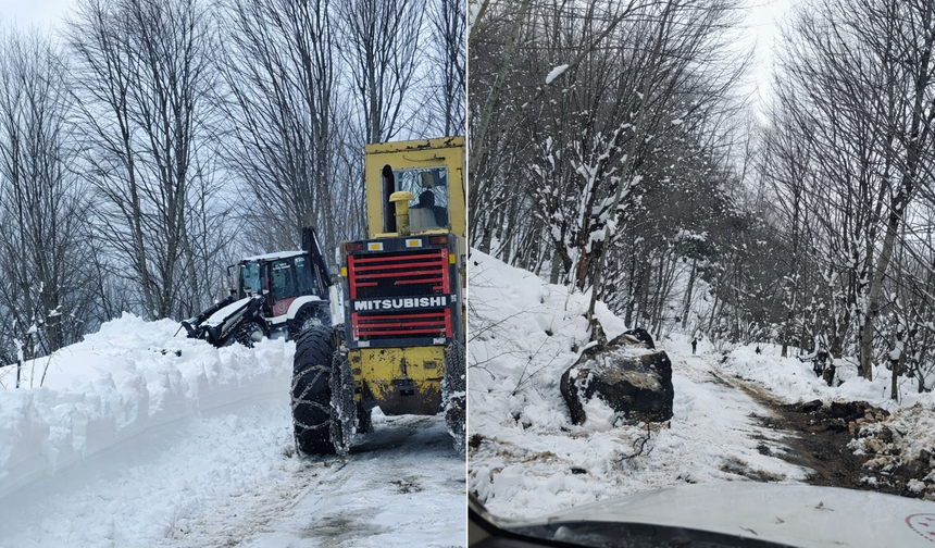 Erbaa’da Kar ve Heyelanla Amansız Mücadele: Ekipler 7/24 Sahada!