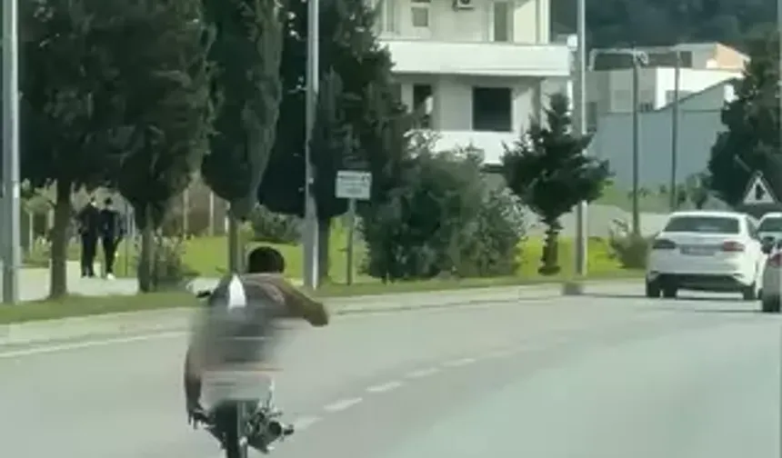 Motosikletle Tehlikeli Akrobasiye 128 Bin TL Ceza