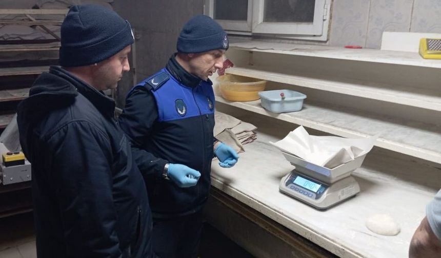 Erbaa’da Pide Denetimi: Gramaj ve Hijyen Kontrol Edildi