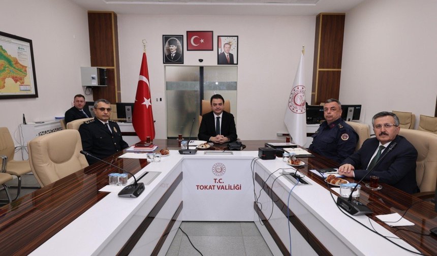 Tokat’ta Okul Güvenliği Gündemi: Kritik Toplantı Gerçekleştirildi