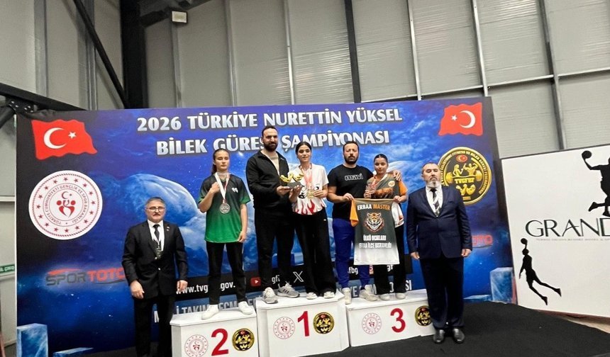 Erbaa’dan Türkiye Derecesi: Bilek Güreşinde Çifte Madalya Gururu