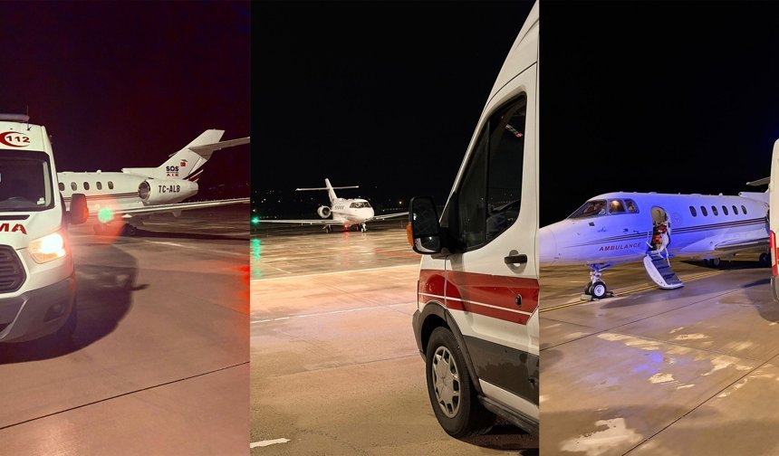 Tokat’ta 18 Günlük Bebek İçin Uçak Ambulans Havalandı!