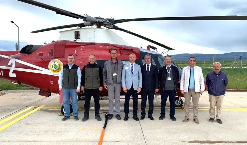 Tokat Ormanları Artık Daha Güvende: Yangın Helikopteri Merzifon’da Nöbete Başladı