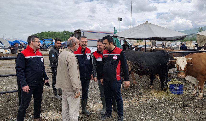 Tokat’ta Kurban Pazarına Üst Düzey Ziyaret: Denetimler Bayram Boyunca Sürecek