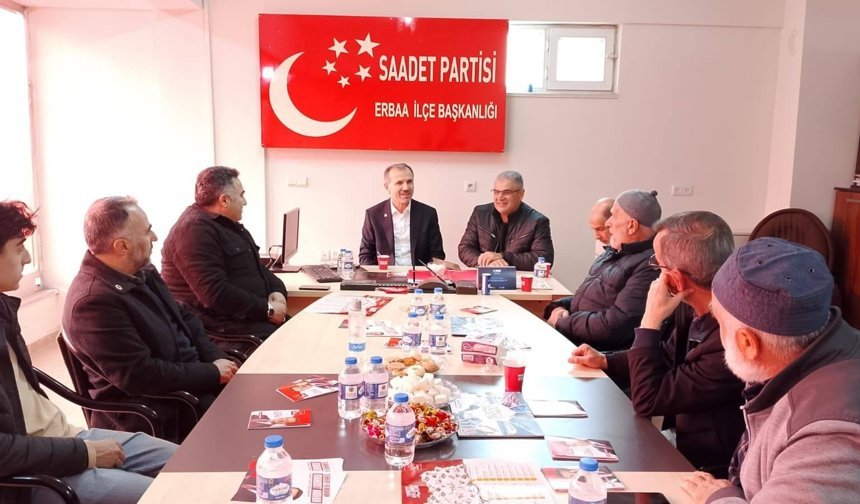 Saadet Partisi Erbaa’da Kongre Heyecanı