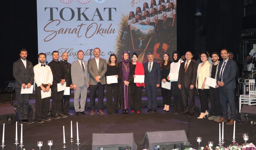 Tokat Sanat Okulu’ndan Muhteşem Yıl Sonu Etkinliği