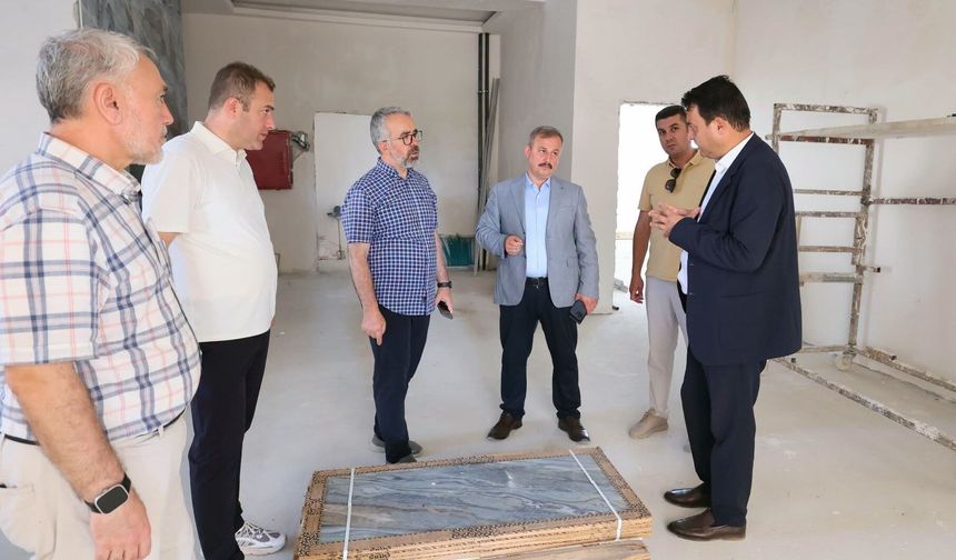 Vali Köklü, 4-6 Yaş Çocuk Akademileri İnşaatlarını Yerinde İnceledi