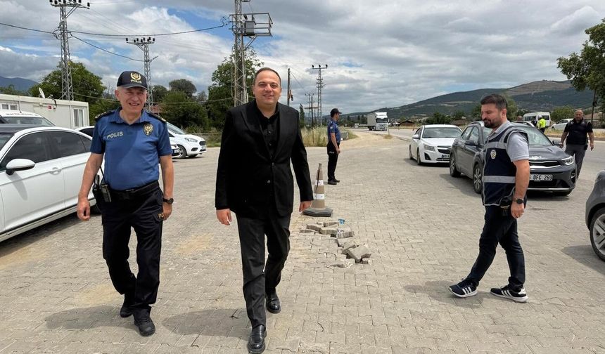 Kaymakam Dr. Remzi Demir, Trafik Denetimlerini Yerinde İnceledi