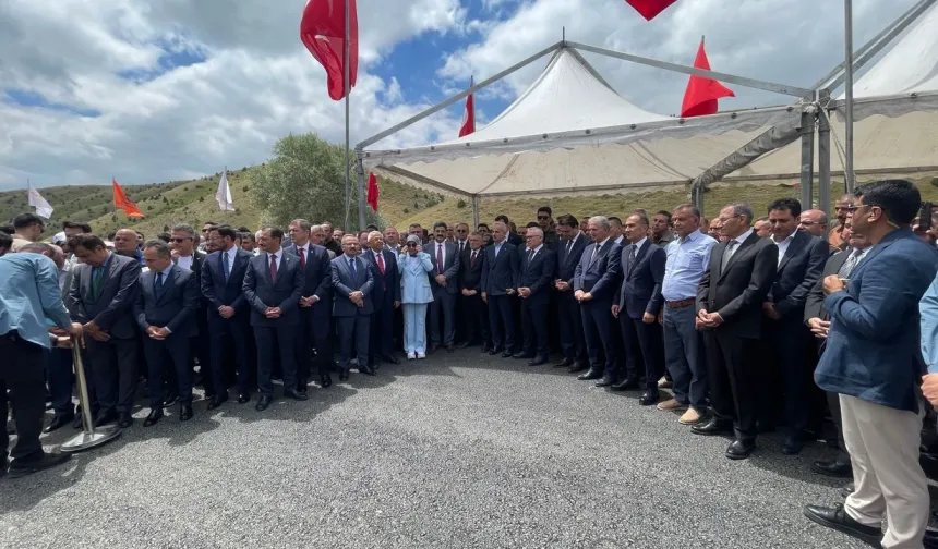 Çamlıbel Tüneli'nin Temeli Dualarla Atıldı