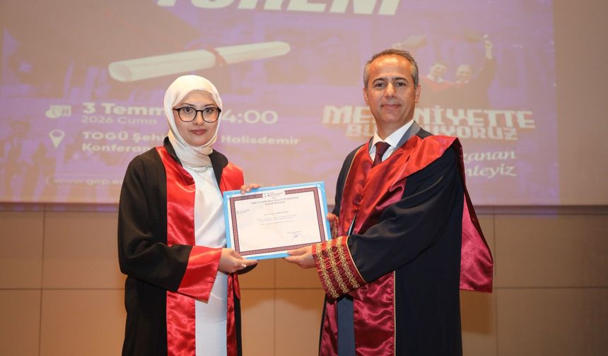 TOGÜ Tıp Fakültesi 13. Dönem Mezunlarını Uğurladı