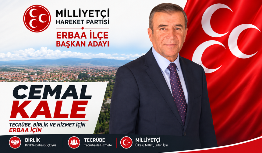 MHP Erbaa İlçe Başkan Adayı Cemal Kale Oldu