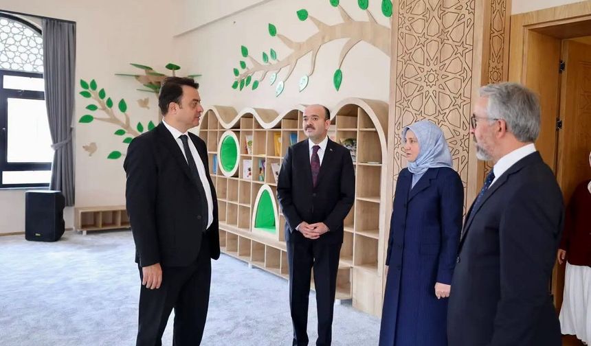 Vali Abdullah Köklü ve Bakan Yardımcısı Adil Çalışkan’dan Güneşli Çocuk Akademisi’ne Ziyaret