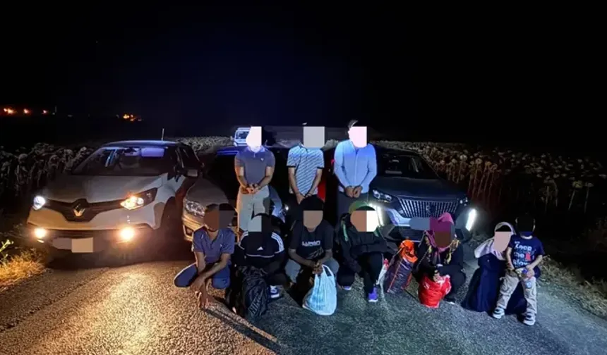 Edirne'de 7 Kaçak Göçmen Yakalandı, 3 Organizatör Şüphelisi Tutuklandı