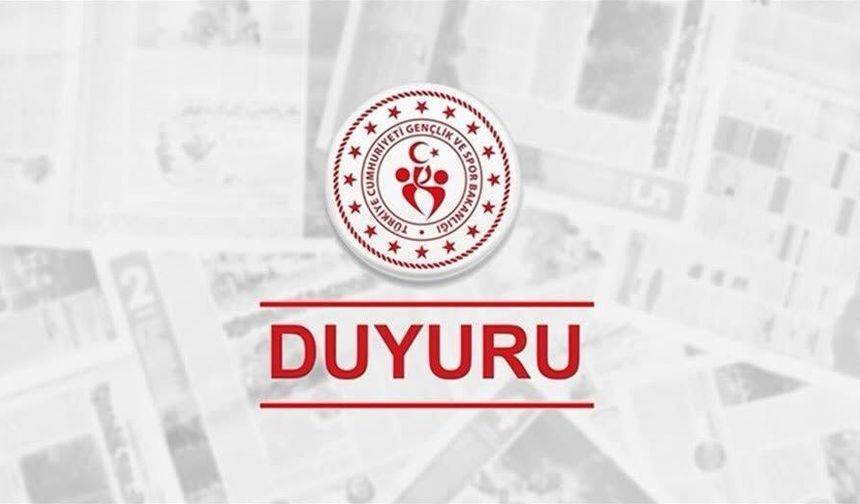 Tokat Gençlik ve Spor İl Müdürlüğü’nden Eğitim Görevlisi Başvuruları İtiraz Duyurusu